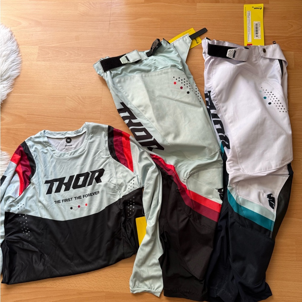 Thor Light Mint Performance Motocross Jersey